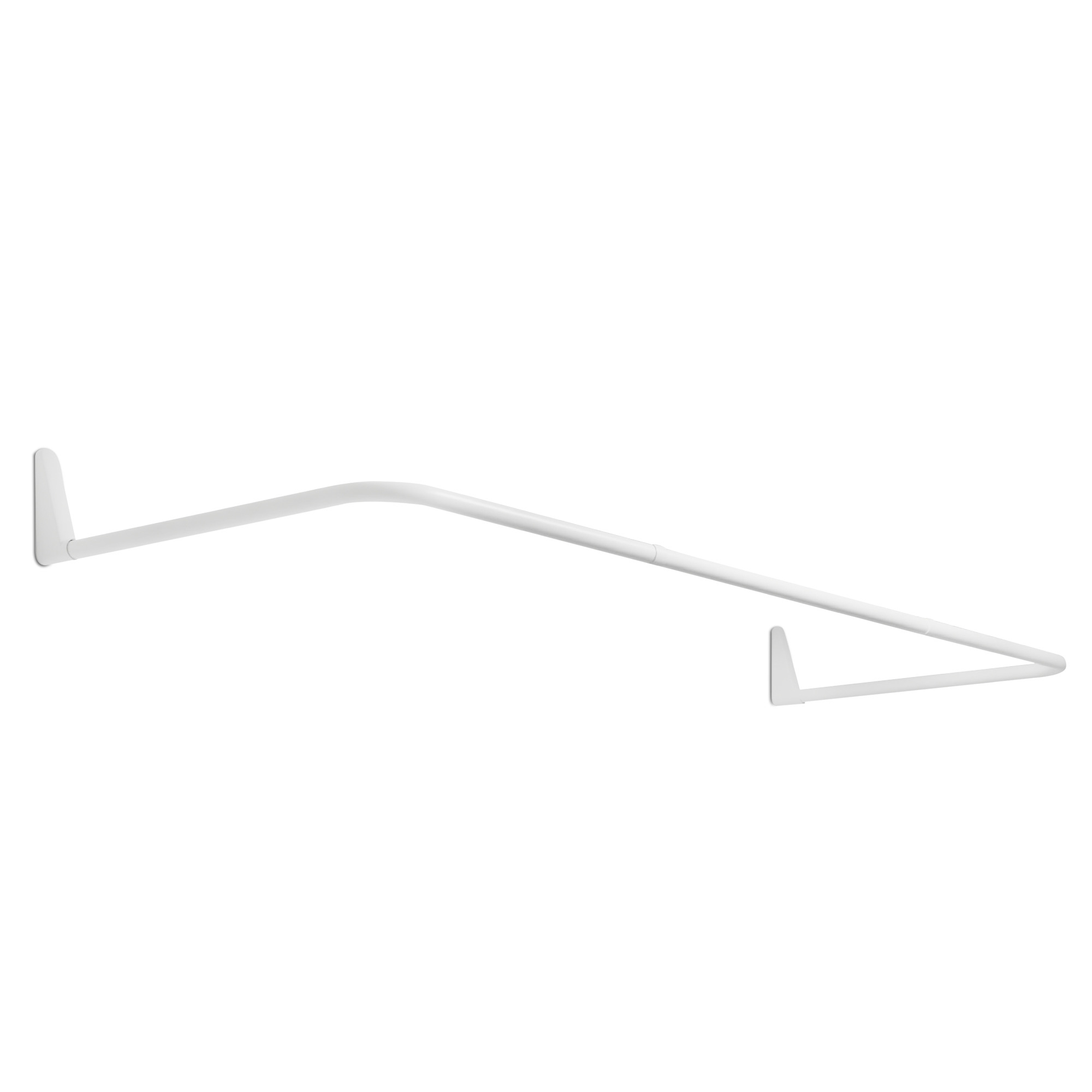 Duschstång för badkar, U-form, 70x165x70 cm